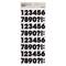 12 Packs: 4 ct. (48 total) Block Number & Punctuation Marks Stickers by Recollections™